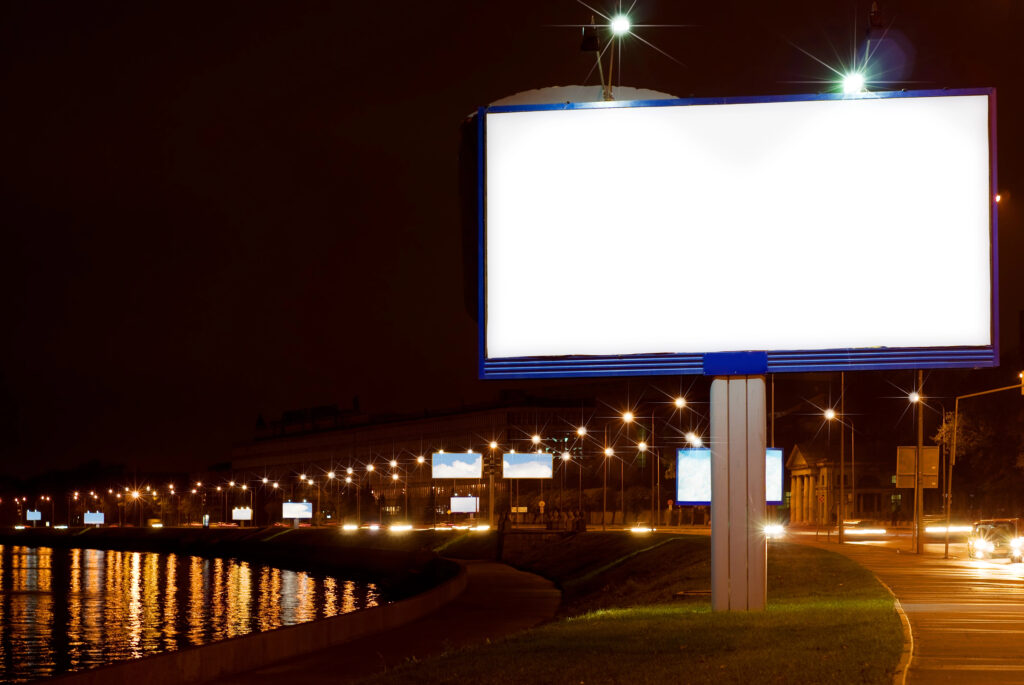 Vonkajšia reklamná plocha v meste